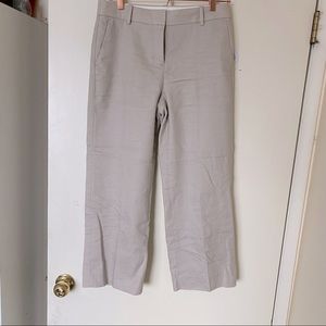 J. Crew high waist wide leg cropped trousers